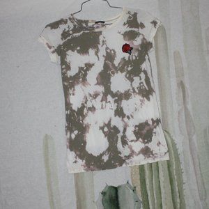 Club Monaco Custom Bleach Dyed T-Shir